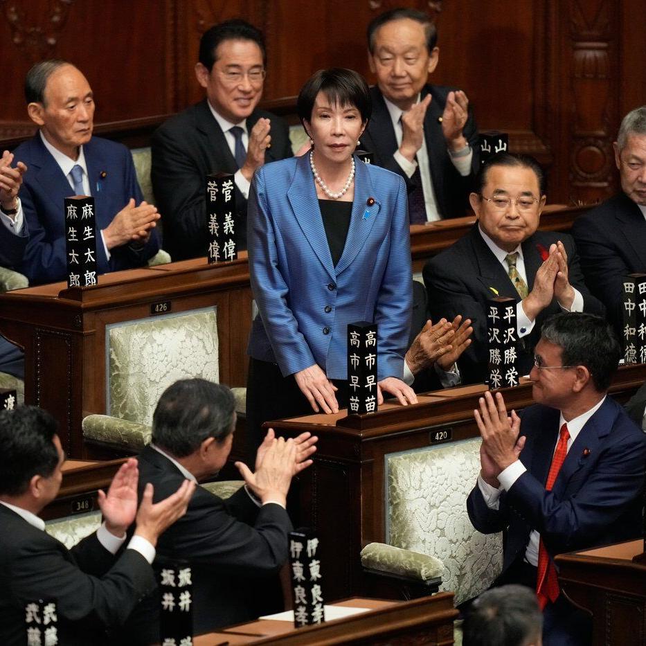 Japan elects its first female prime minister, in photos